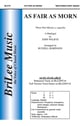 As Fair as Morn Three-Part Mixed choral sheet music cover